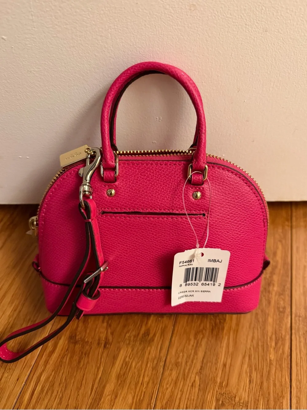 Coach Pink Micro Mini Sierra Satchel Handbag